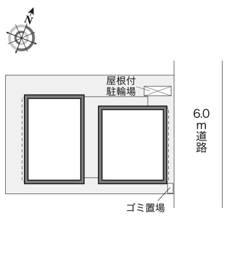 レオパレス南風 配置図