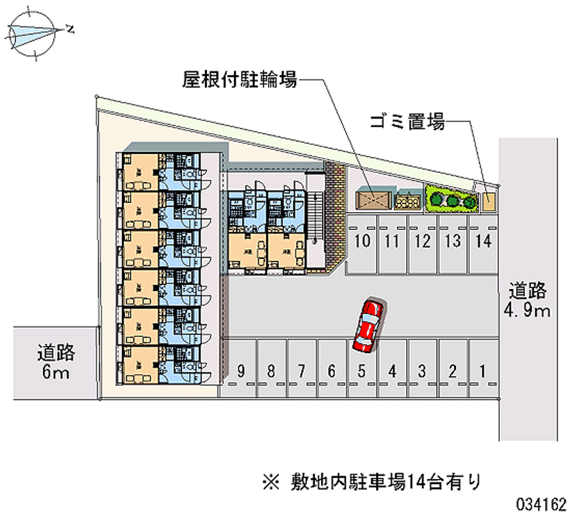 レオパレス太平寺 月極駐車場