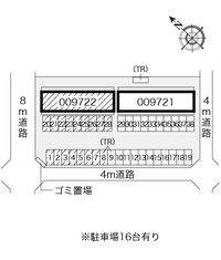 レオパレス市毛Ｂ 駐車場