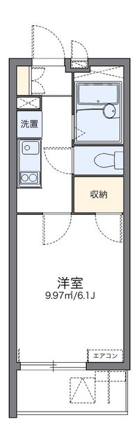 レオパレス大森南 間取り図