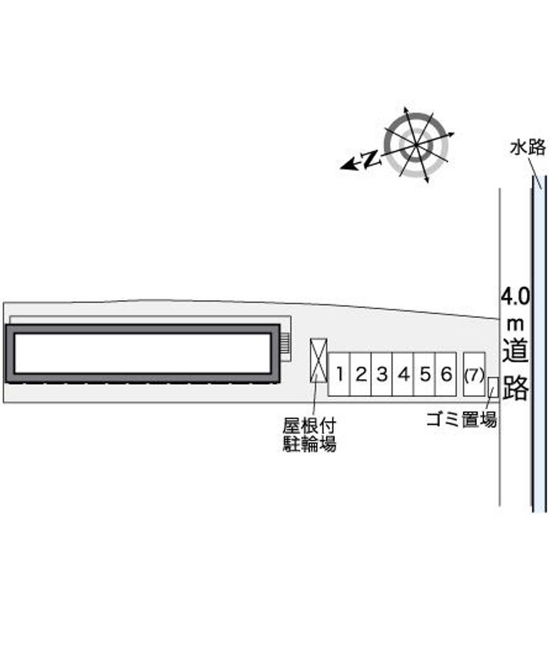レオパレスエスポアール 配置図