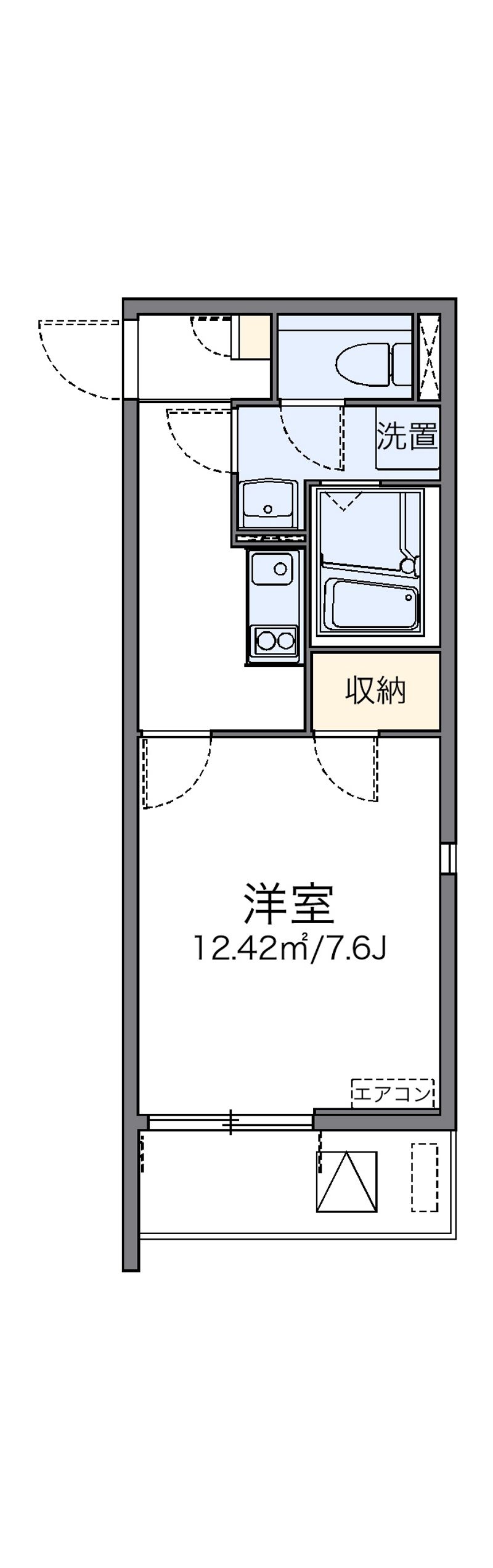 レオネクストニシダイ 間取図