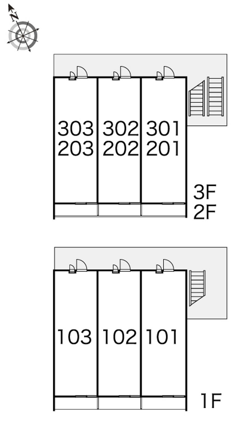 レオパレスさざんか 間取り配置図