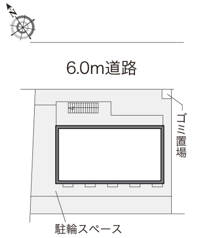 レオパレス住之江 配置図