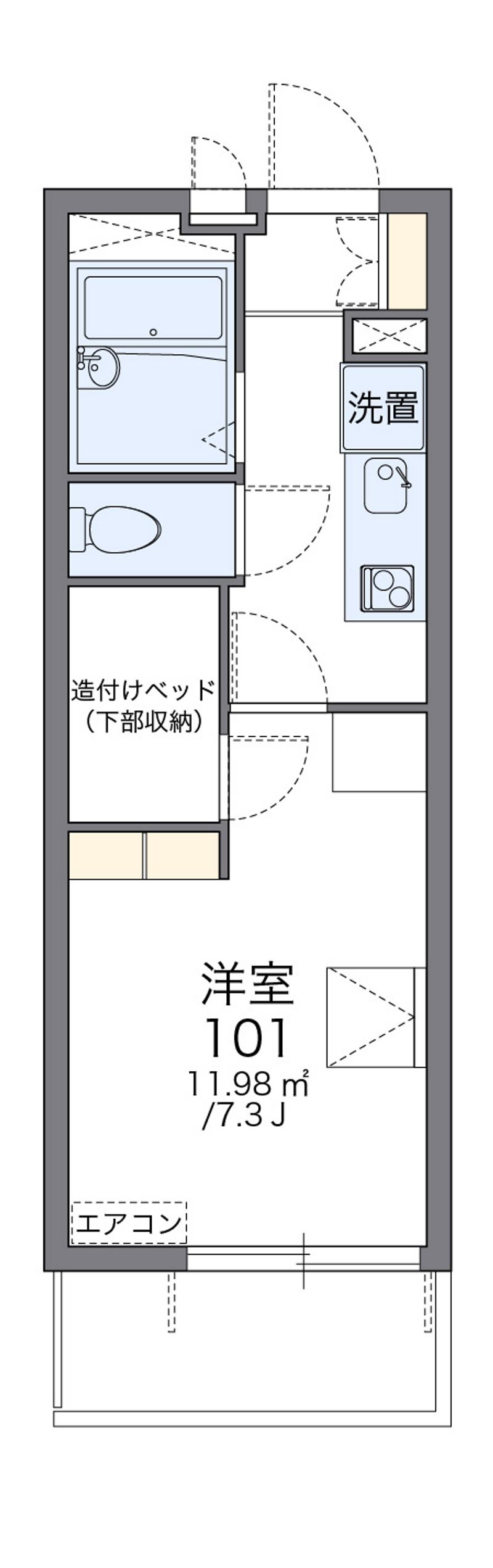 レオパレスＳＡＴＵＫＩ 間取図