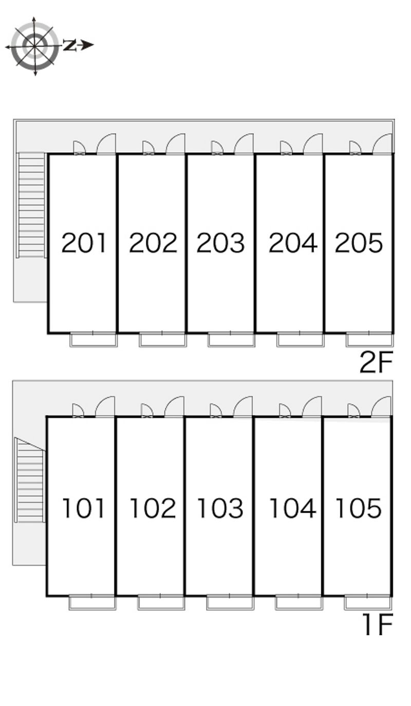 レオパレスルーチェ 間取配置図