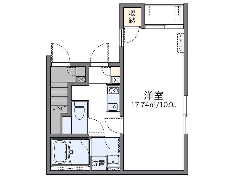 レオネクストフラワー三木Ⅲ 間取図