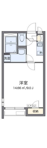 クレイノＷＩＳＴＥＲＩＡ 間取り図