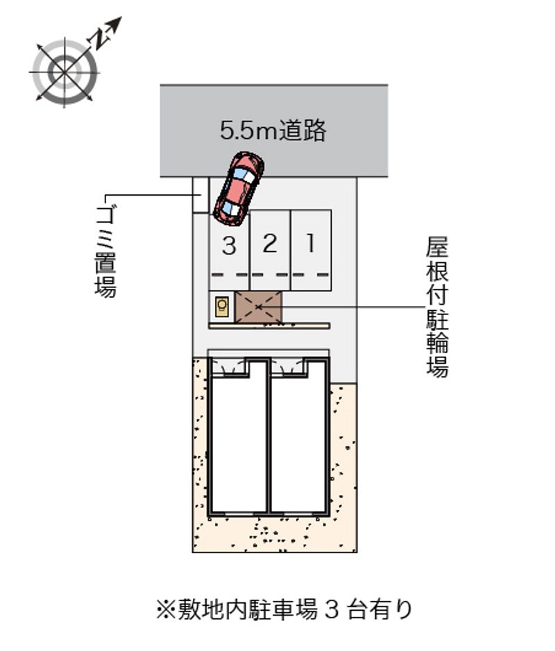 レオネクスト桔梗 駐車場