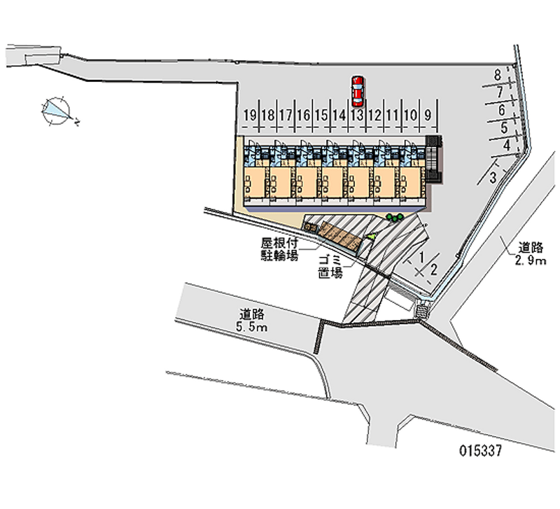 15337 Monthly parking lot