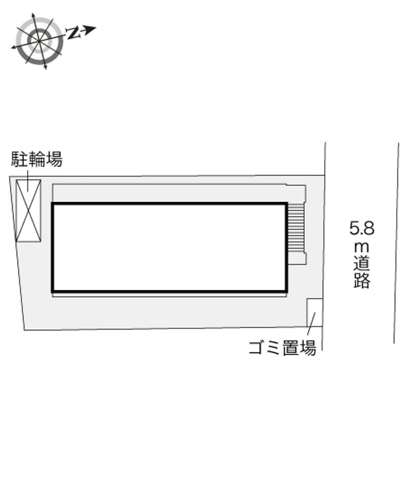 レオパレスモラ神屋 配置図
