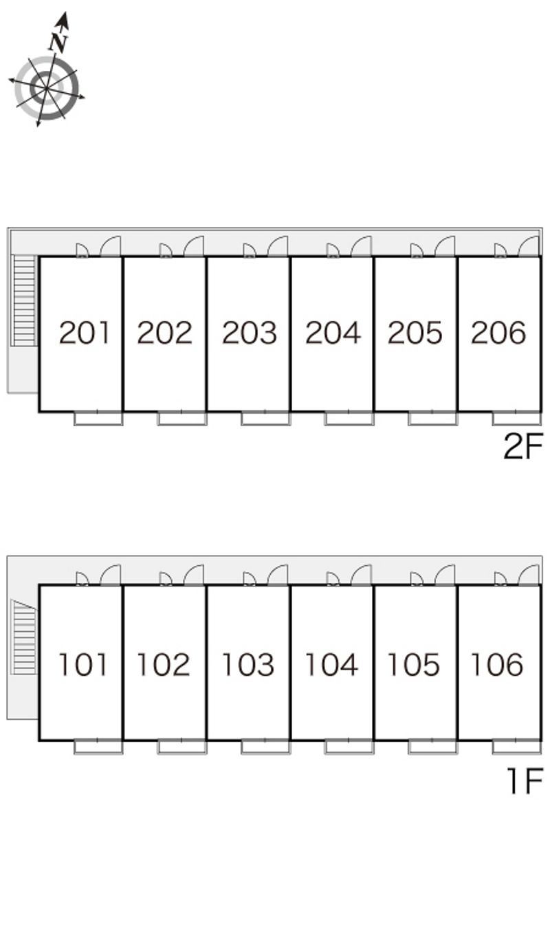 レオパレス飛翔 間取り配置図
