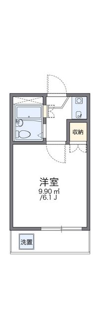 レオパレス芝町 間取図