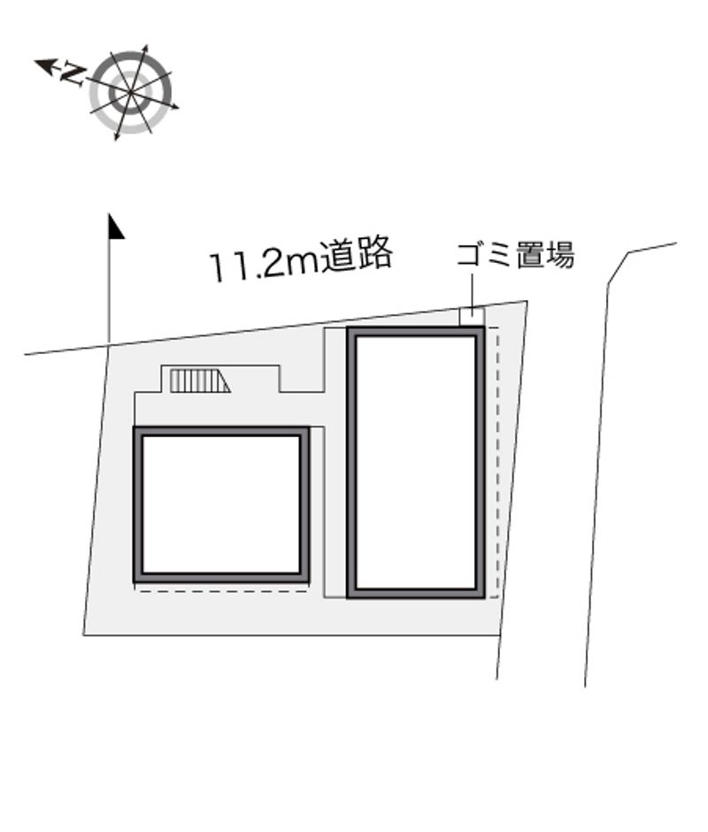 レオパレスエビデンスⅠ 配置図