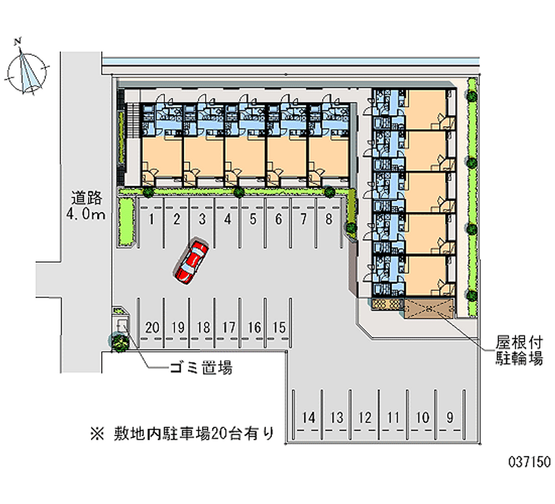 37150 Monthly parking lot