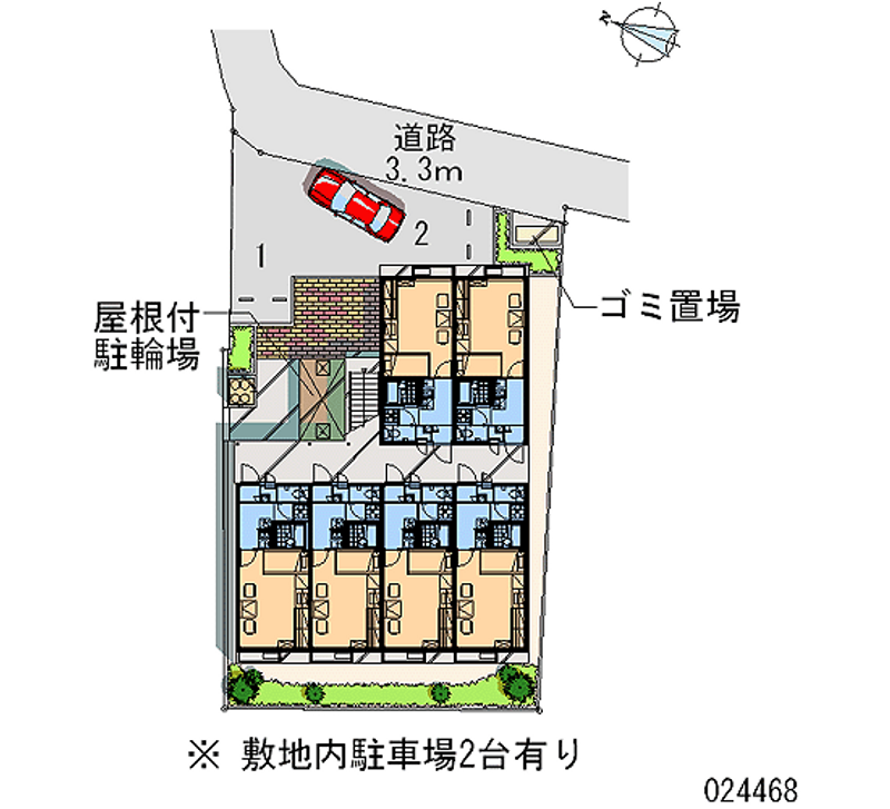 24468 Monthly parking lot