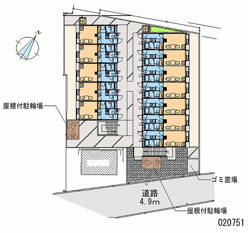 レオパレスコア 区画図