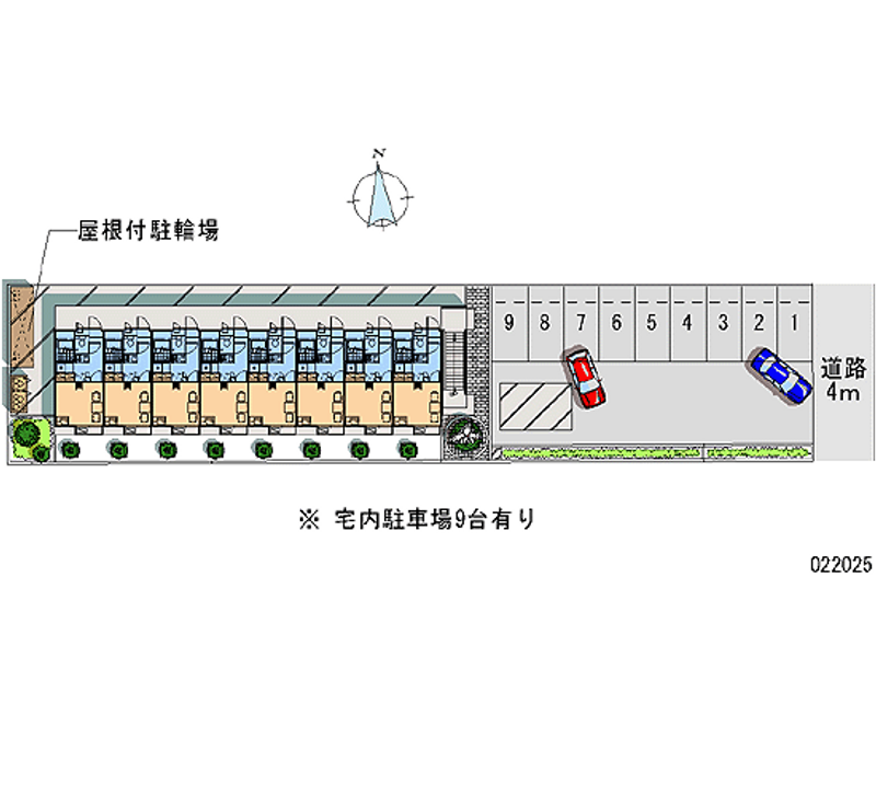 レオパレス橘 月極駐車場