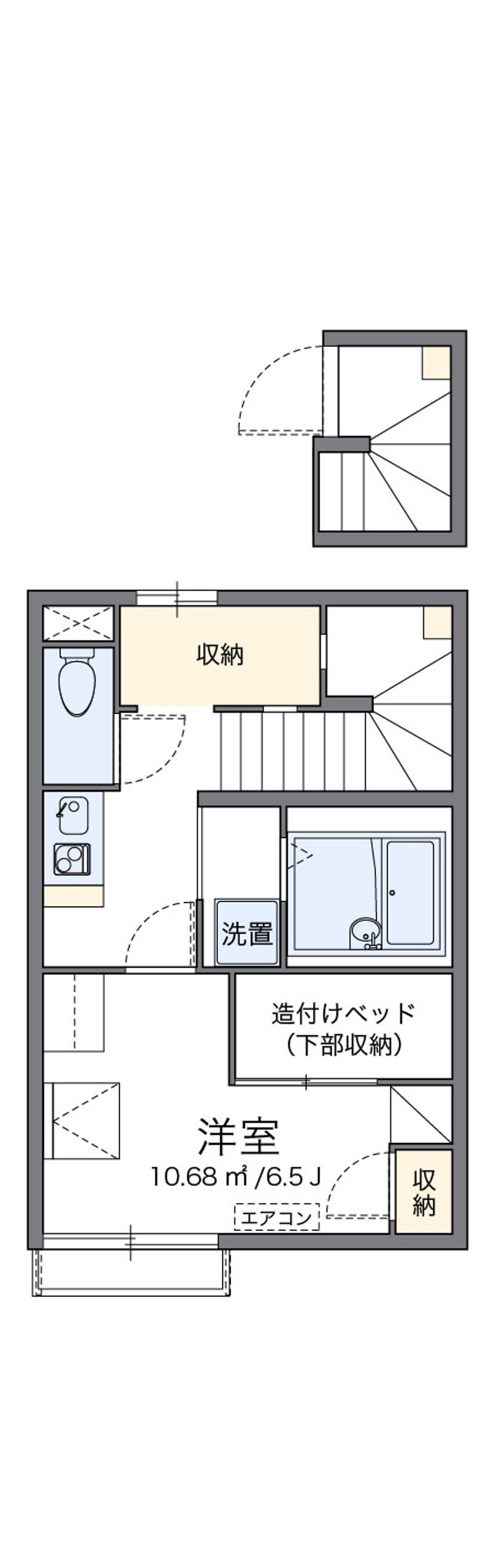 レオパレス大樹 間取図