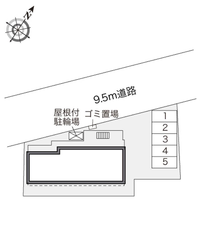 レオパレスリバストン 配置図