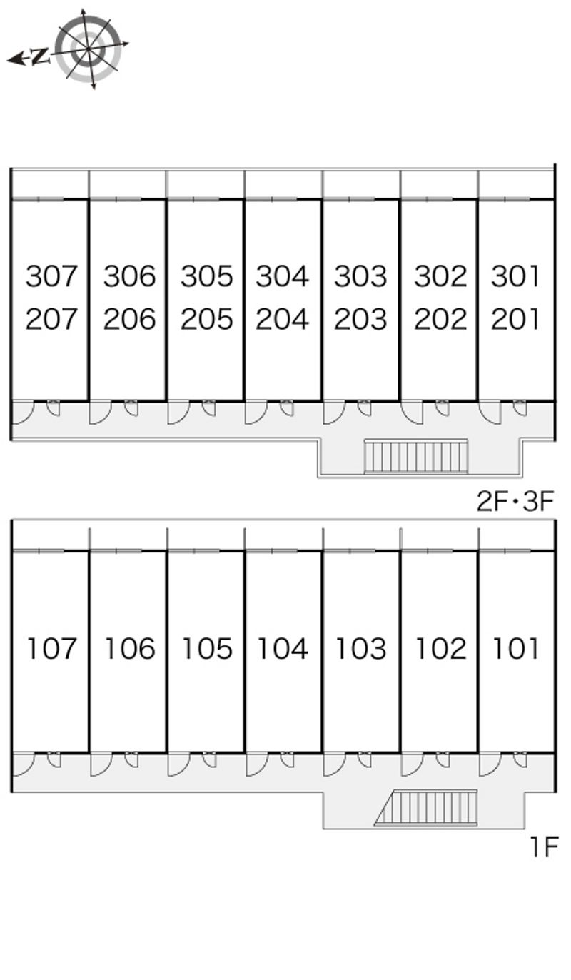 レオパレス片倉 間取り配置図