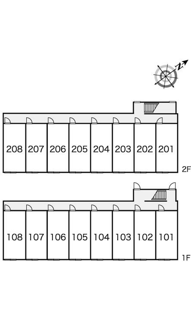 レオパレスエスペランサ 間取り配置図