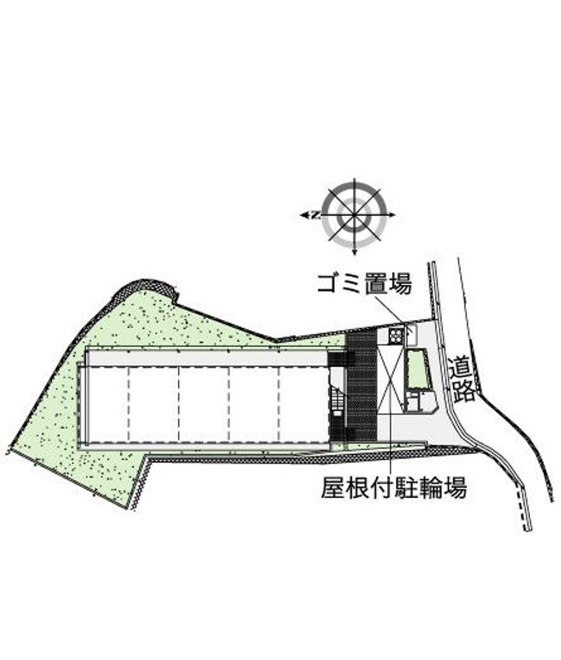レオパレスＮＡＫＡＯ 配置図