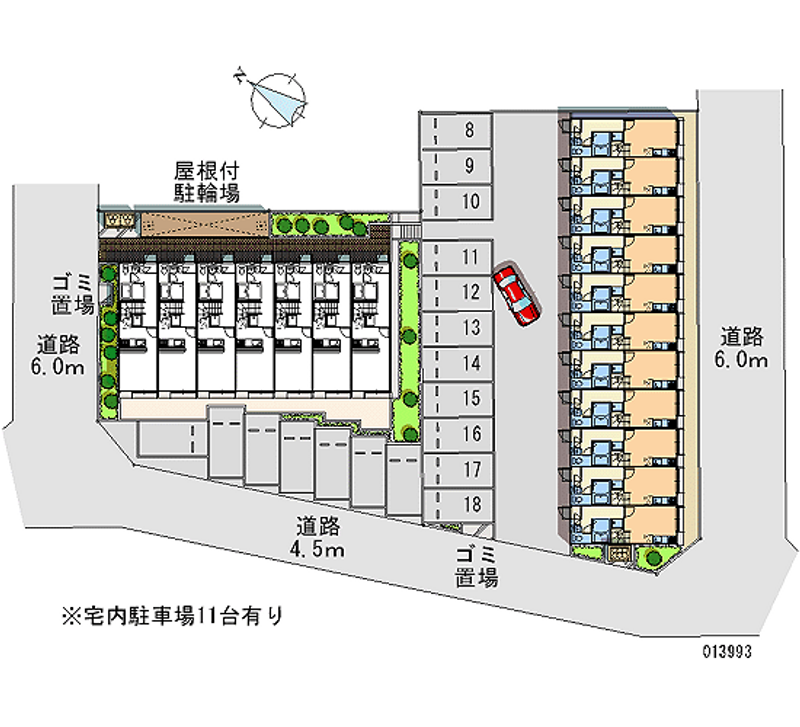 13993 Monthly parking lot