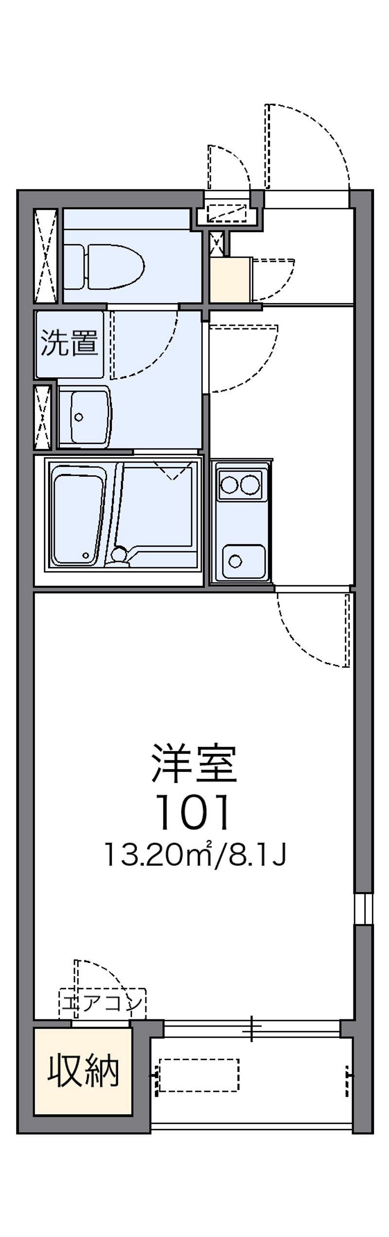 レオネクストパレス湘南菱沼Ⅰ 間取図