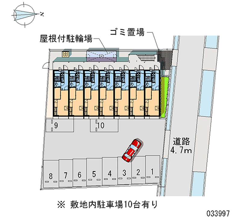 レオパレスＣＯＣＯＮ　Ⅱ 月極駐車場