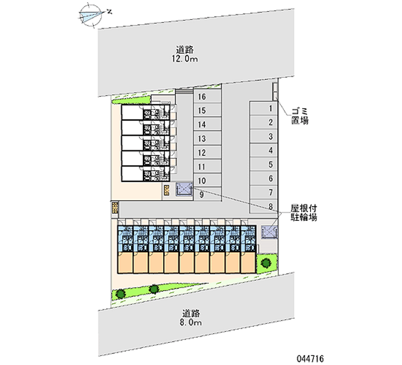 44716 bãi đậu xe hàng tháng