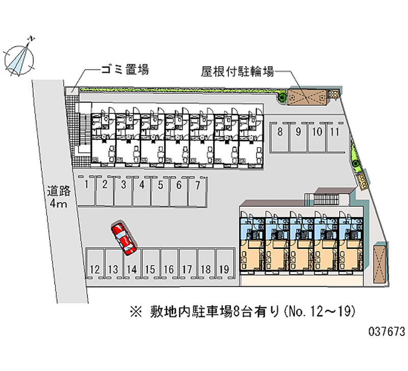 37673月租停车场