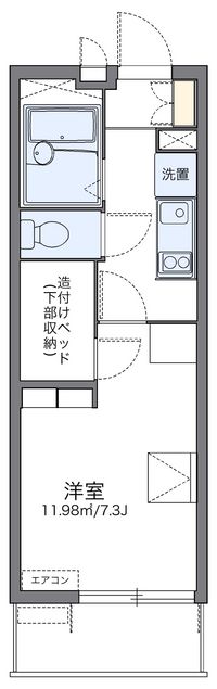 レオパレス吉原 間取り図