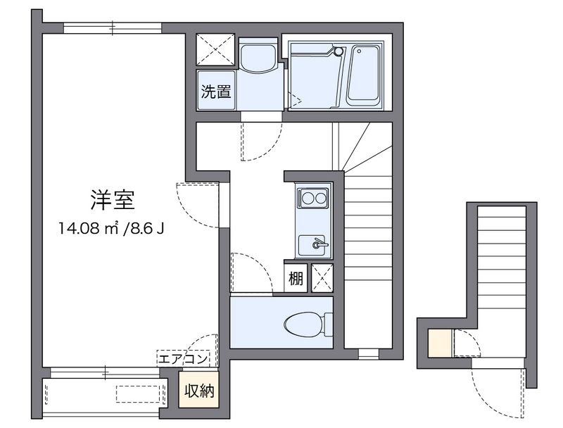 クレイノマンダリーナ 間取図