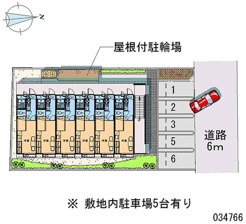 レオパレス北名古屋 月極駐車場