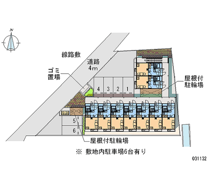 レオパレス高梁中央 月極駐車場