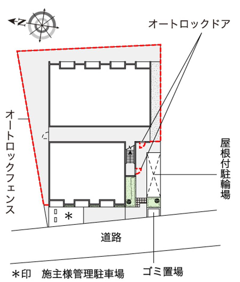レオネクストコンフォート刀根山 配置図