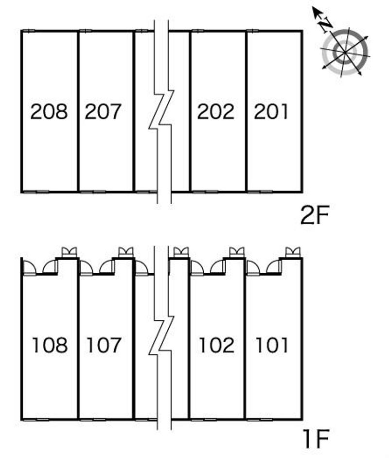 レオパレスＥＬＩＭＳ 間取配置図