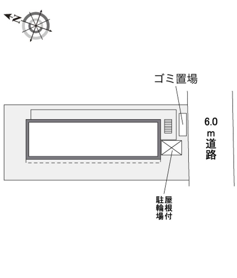 レオパレス駅西 配置図