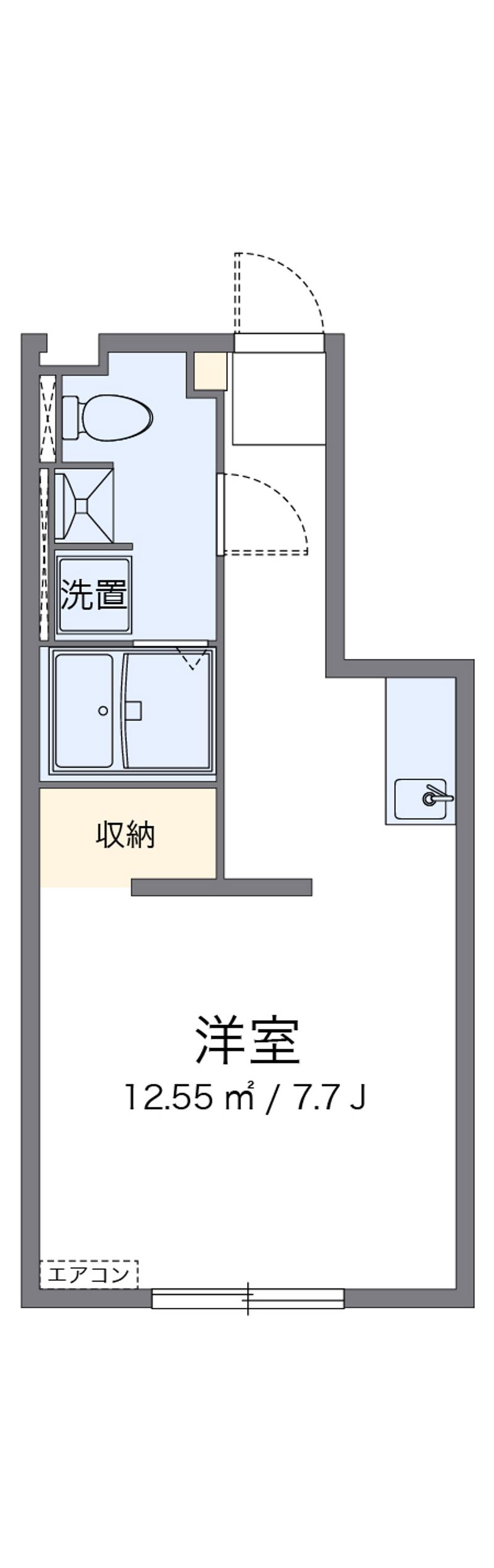 レオパレス湯澤平 間取り