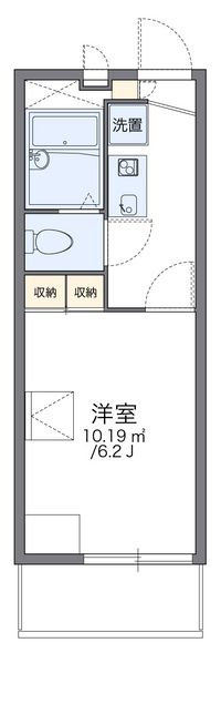 レオパレス花水木一番館 間取り図