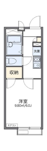 レオパレス東寺 間取り図