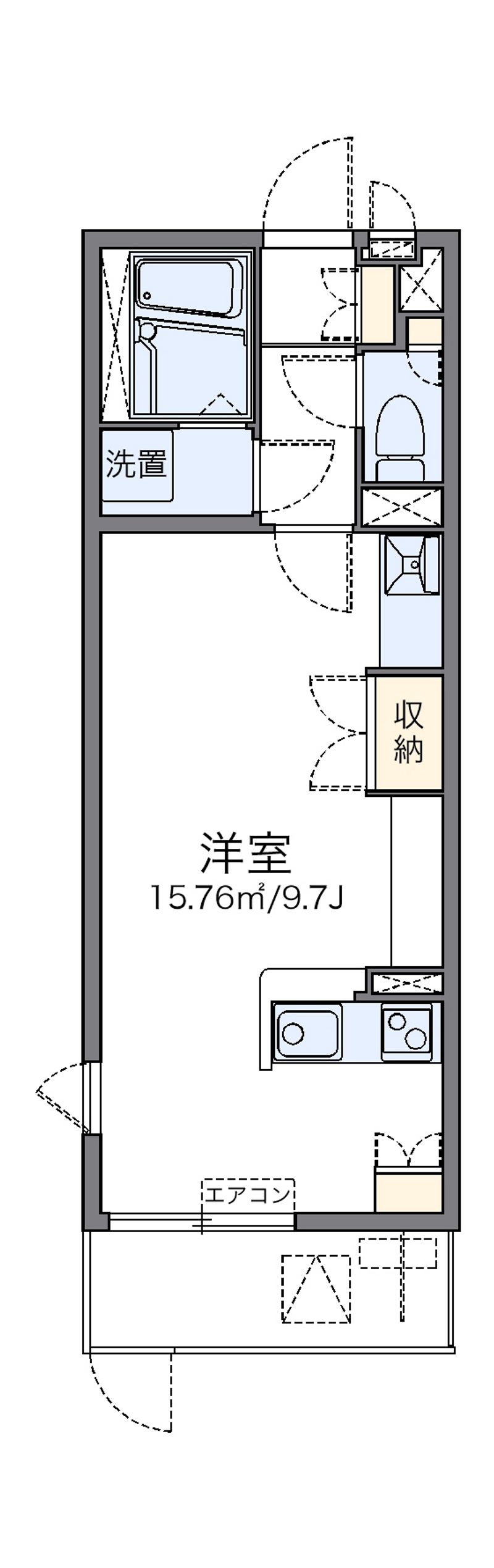 レオネクストななみ 間取図