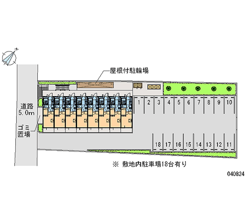 40824 bãi đậu xe hàng tháng