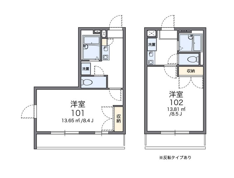 レオパレスＩｒｉｓ 間取図