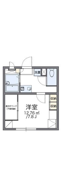 レオパレス城内 間取り図