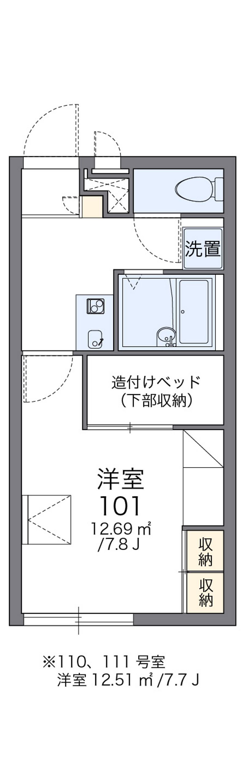 レオパレスＳＡＫＡＥ 間取図