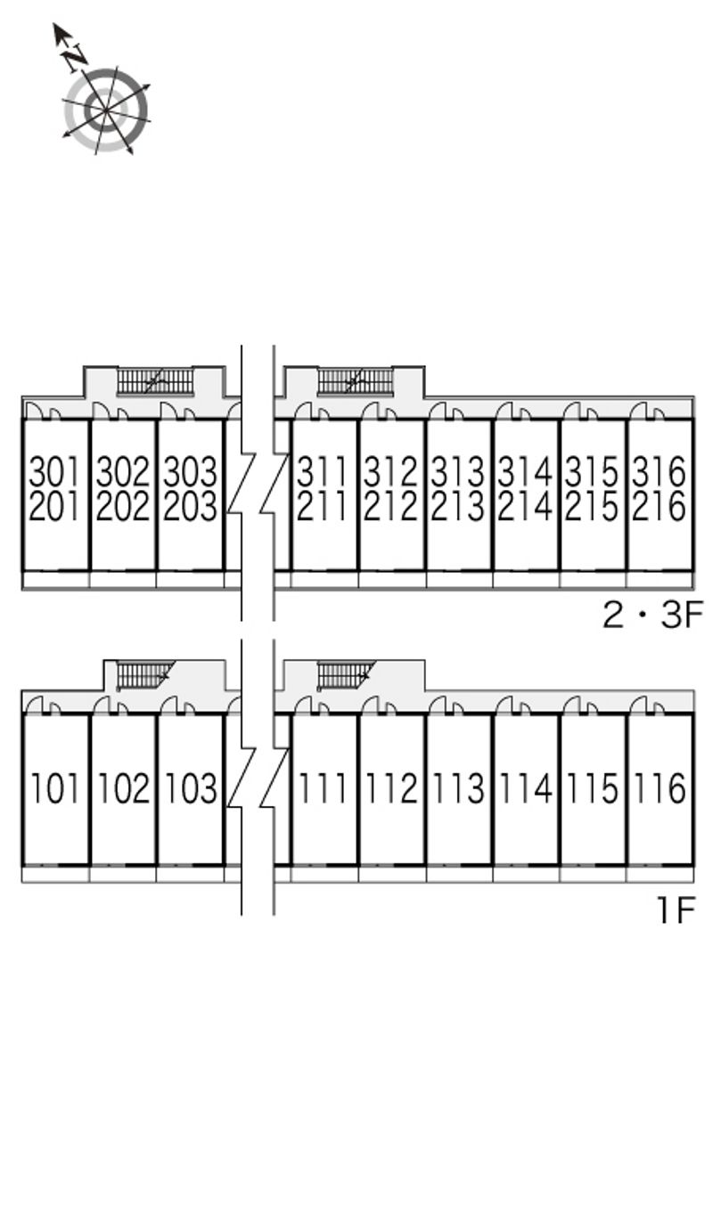 レオパレスＬＡＨＡＩＮＡ 間取り配置図