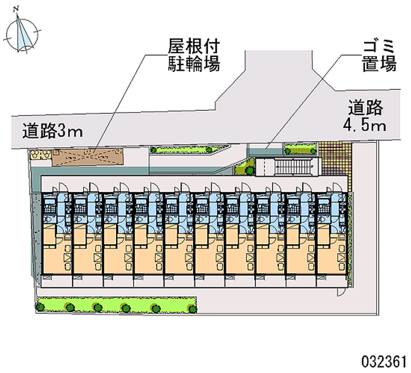 レオパレスＫＥＮ 区画図