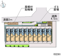 レオパレスＫＥＮ 区画図